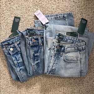 Wild Fable High Rise Straight Jeans Bundle of 3
